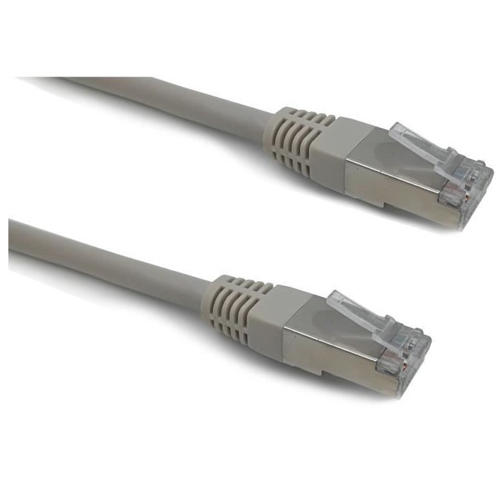 Câble RJ45 Cat.6 blindé F/UTP - LINEAIRE - PCC6FA5 - 0,5 m