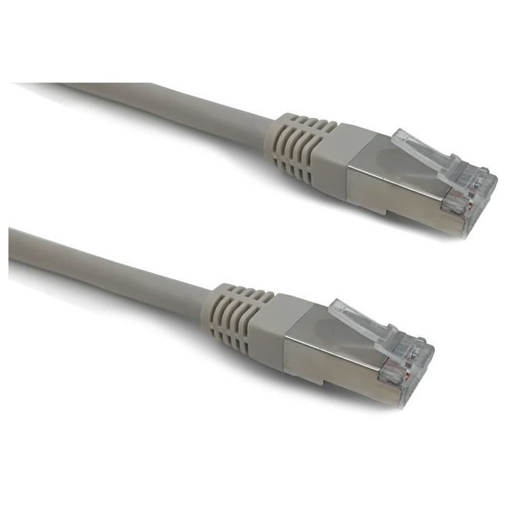 Câble RJ45 Cat.6 blindé F/UTP - LINEAIRE - PCC6FG - 5 m Câble RJ45 Cat.6 blindé F/UTP - LINEAIRE - PCC6FG - 5 m