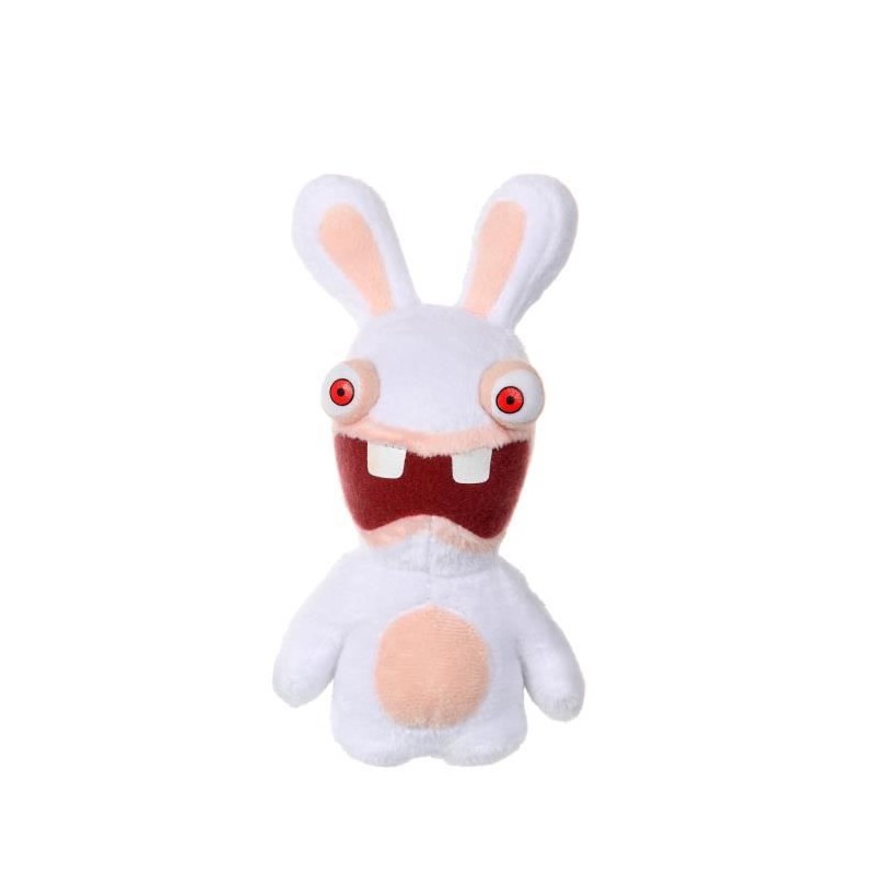 Peluche Lapins Crétins Bean - GIPSY TOYS - Bouche Ouverte, 18 cm Peluche Lapins Crétins Bean - GIPSY TOYS - Bouche Ouverte, 18 cm