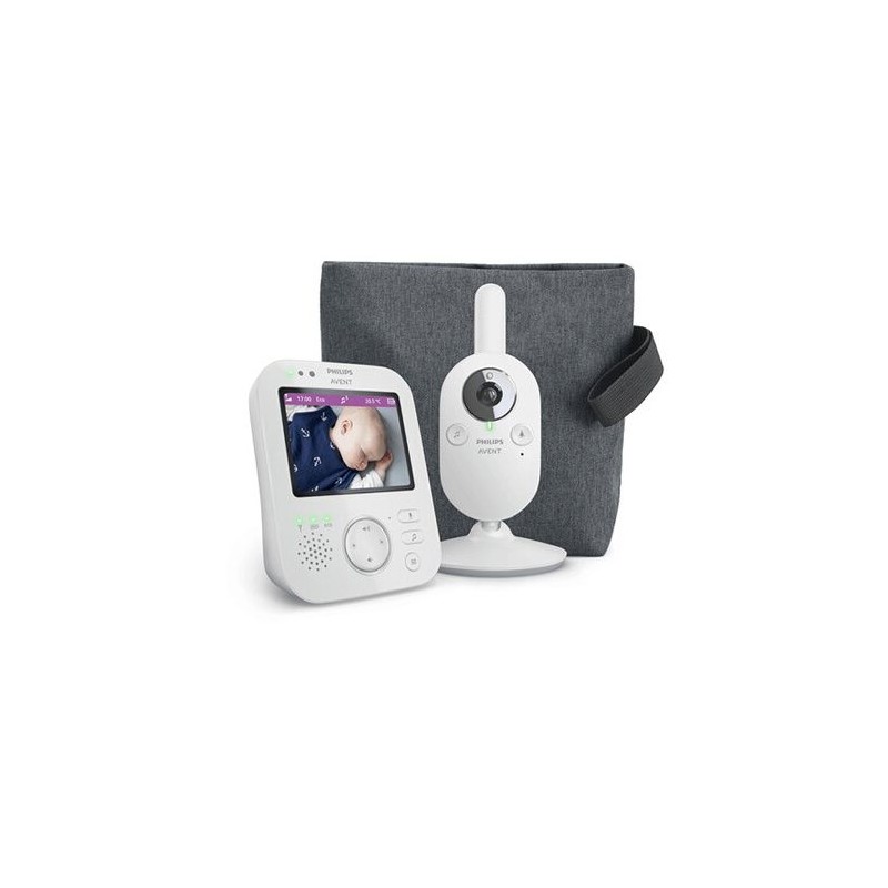 Ecoute-bébé vidéo - PHILIPS AVENT - Audio connecté - Ecran HD 3,5 Ecoute-bébé vidéo - PHILIPS AVENT - Audio connecté - Ecran HD 3,5