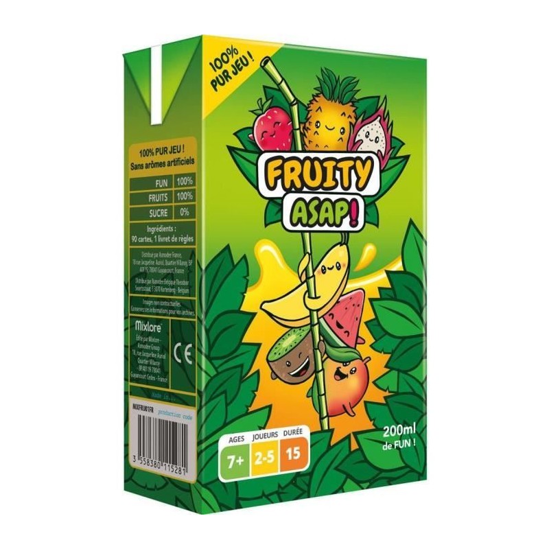 Fruity Asap - Asmodee - Jeu de rapidité - Des 7ans Fruity Asap - Asmodee - Jeu de rapidité - Des 7ans