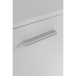 Meuble a chaussures - Finori - Satos - Blanc - 12 Paires - 100 x 110 x