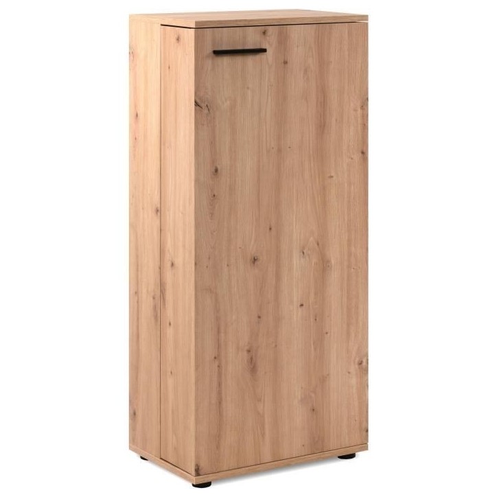 Meuble a chaussures Satos - Chene Artisan - 100 x 110 x 34 cm - Capacité 12 Paires Meuble a chaussures Satos - Chene Artisan - 100 x 110 x 34 cm - Capacité 12 Paires