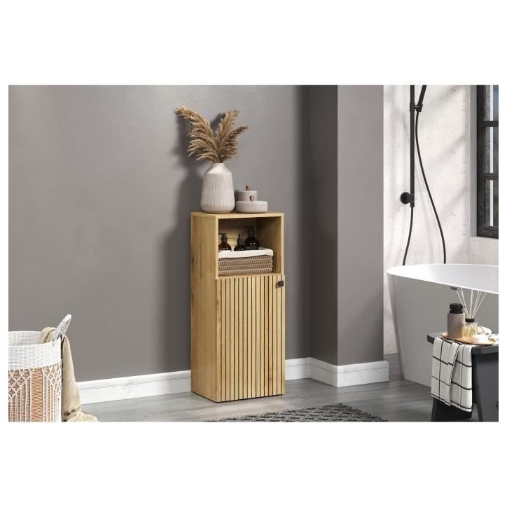 PureBliss armoire de salle de bain chene décor. PureBliss armoire de salle de bain chene décor.