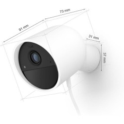 Caméra filaire - Philips Hue - Secure - HD 1080P - Intérieure ou ext