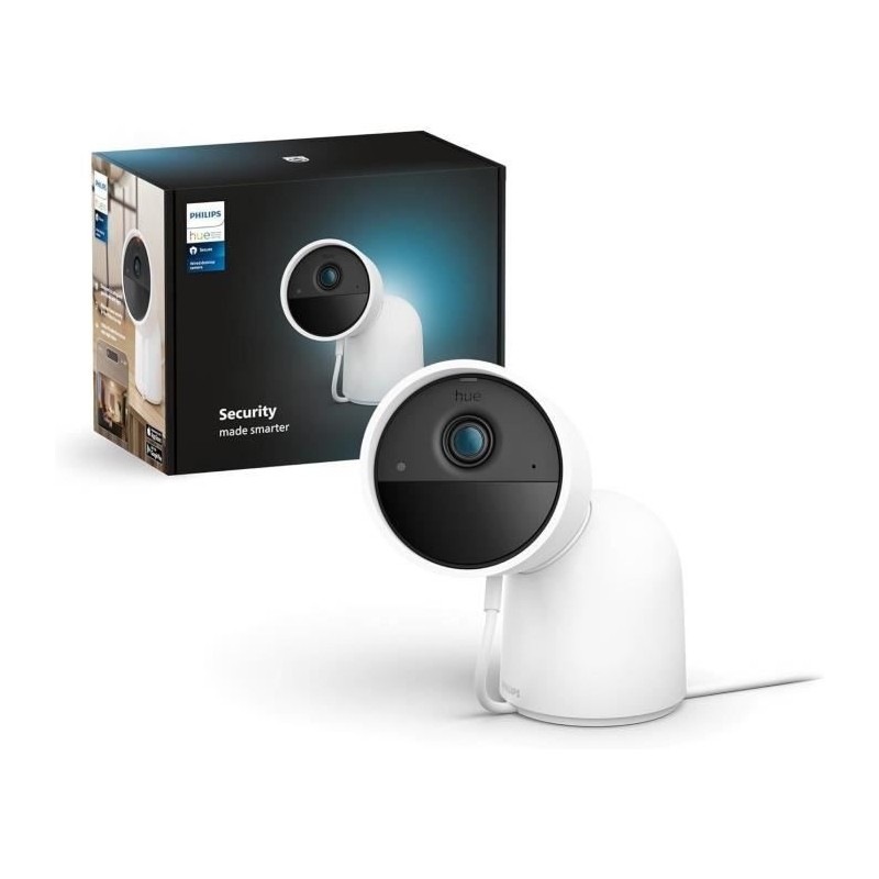 Caméra filaire avec support de bureau - Philips Hue - Secure - HD 108 Caméra filaire avec support de bureau - Philips Hue - Secure - HD 108