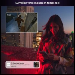 Caméra filaire avec support de bureau - Philips Hue - Secure - HD 108