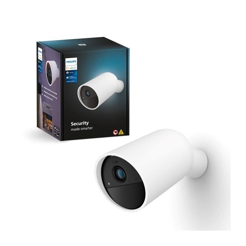 Caméra sans fil - Philips Hue - Secure - HD 1080P - Intérieure ou ex Caméra sans fil - Philips Hue - Secure - HD 1080P - Intérieure ou ex