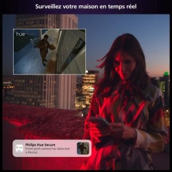 Caméra sans fil - Philips Hue - Secure - HD 1080P - Intérieure ou ex
