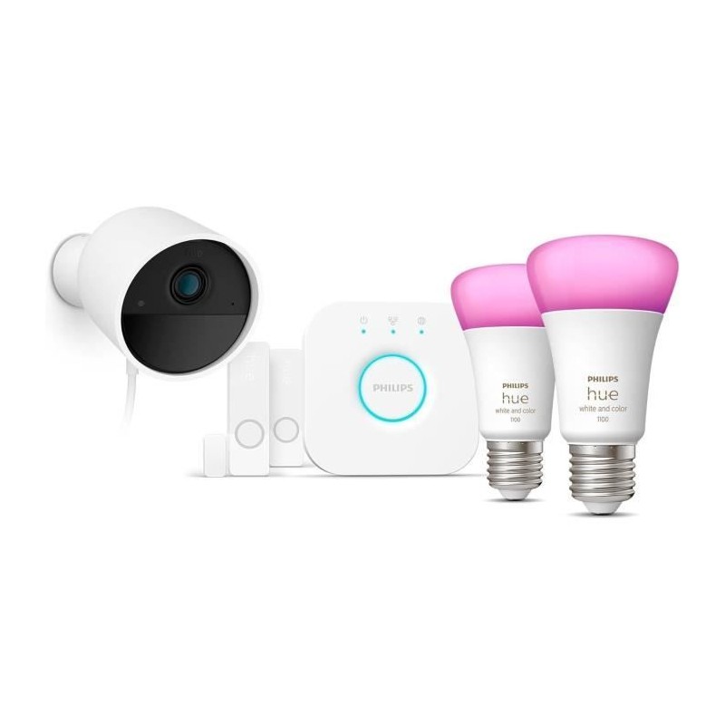 Kit de démarrage - Philips Hue - Secure - Inclus : 1 caméra filaire Kit de démarrage - Philips Hue - Secure - Inclus : 1 caméra filaire