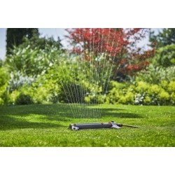 Arroseur oscillant AquaZoom M - GARDENA - Surface 250m² - Portée 18m