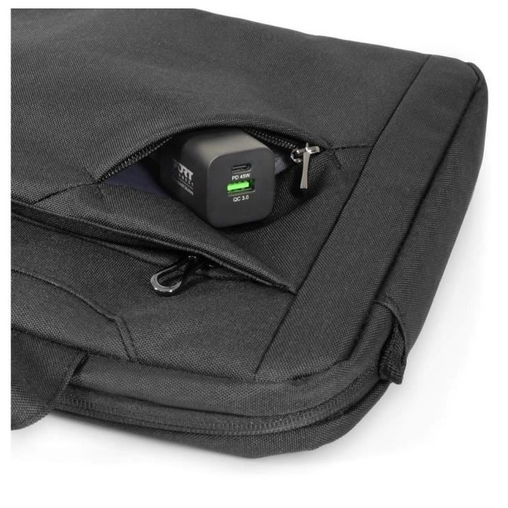 Sacoche PC - PORT DESIGNS - Pour ordinateur portable ECO SYDNEY - 13/14 pouces - Noir Sacoche PC - PORT DESIGNS - Pour ordinateur portable ECO SYDNEY - 13/14 pouces - Noir