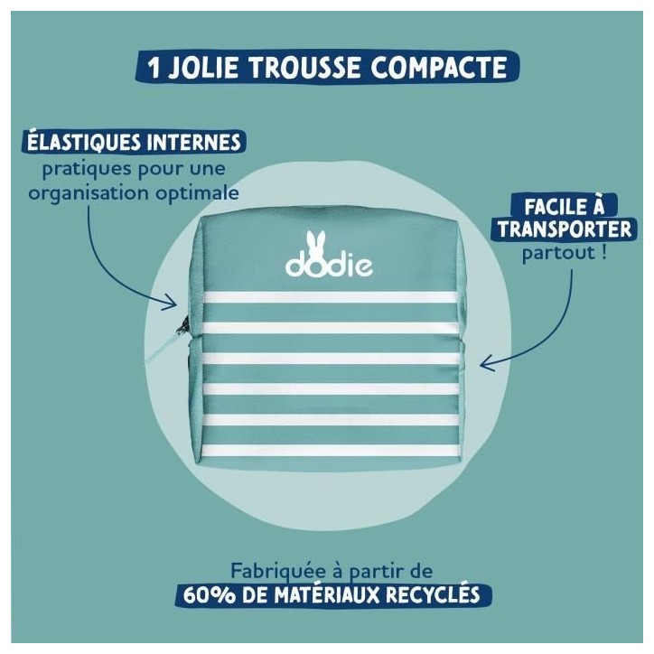 Trousse de soin - DODIE - Les essentiels - Bleu