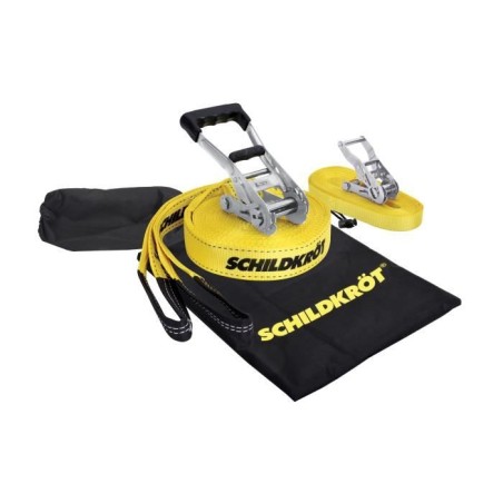 Slackline - SCHILDKROT - 15 m de long x 5 cm de large - Cliquet en m