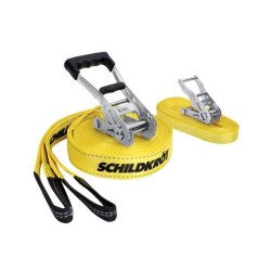 Slackline - SCHILDKROT - 15 m de long x 5 cm de large - Cliquet en m
