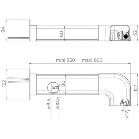 Pompe de relevage de condensats - SFA - Sanicondens Clim Pack S - Goulotte blanche - Kit installation complet - 21 dBA