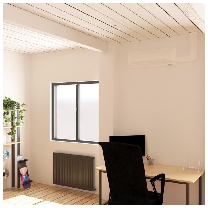 Pompe de relevage de condensats - SFA - Sanicondens Clim Pack S - Goulotte blanche - Kit installation complet - 21 dBA