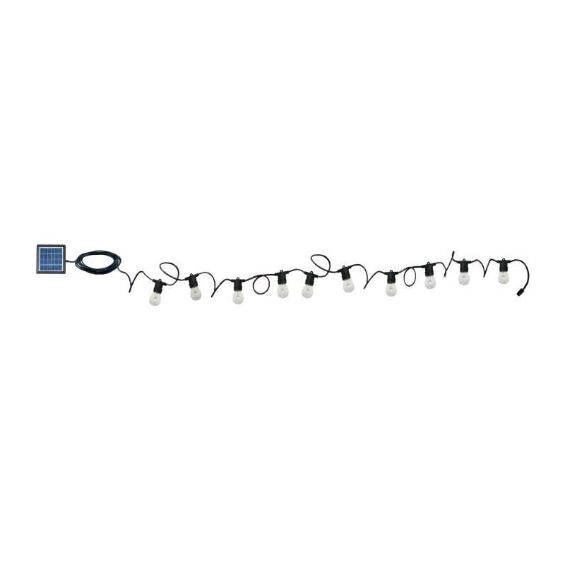 Guirlande solaire - Rio Color - 5 m - Noir Guirlande solaire - Rio Color - 5 m - Noir