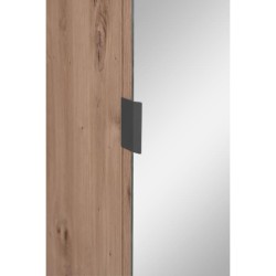 Vestiaire 1 porte 80x37x189,6 cm décor chene - MEDAN