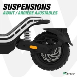 Trottinette électrique - WISPEED - SUVPILOT 480 - 900 W max - 10'' -