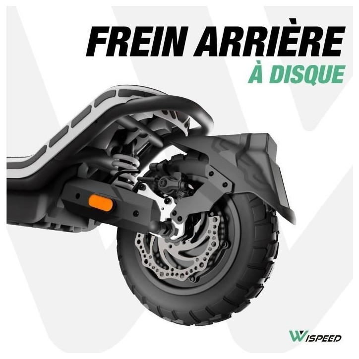 Trottinette électrique - WISPEED - SUVPILOT 480 - 900 W max - 10'' - 18Ah 48 V Trottinette électrique - WISPEED - SUVPILOT 480 - 900 W max - 10'' - 18Ah 48 V