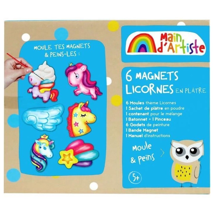 Kit de création de magnets Licorne - Loisir Créatif - MAIN D'ARTISTE - Des 5 ans Kit de création de magnets Licorne - Loisir Créatif - MAIN D'ARTISTE - Des 5 ans