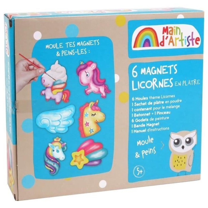 Kit de création de magnets Licorne - Loisir Créatif - MAIN D'ARTISTE - Des 5 ans Kit de création de magnets Licorne - Loisir Créatif - MAIN D'ARTISTE - Des 5 ans