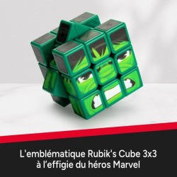 Rubik's Cube - 3x3 - des 8 ans - Hulk - Marvel