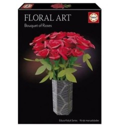 Kit créatif - EDUCA - Floral Art Bouquet de Roses - Création de rose