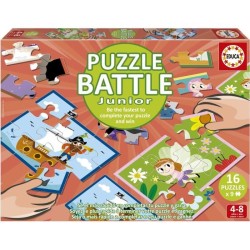 Puzzle - EDUCA - Battle Jr Fantasy - 16 puzzles - Theme fantastique -