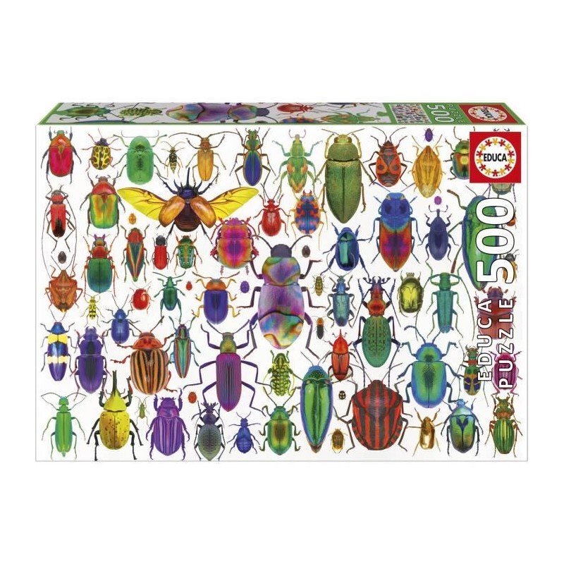 Puzzle - EDUCA - Scarabées - 500 pieces Puzzle - EDUCA - Scarabées - 500 pieces