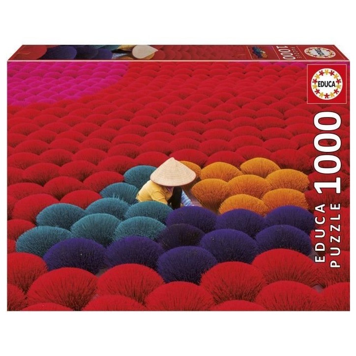 Puzzle - EDUCA - Village d'Encens, Vietnam - 1000 pieces - Paysage et nature - Mixte - Intérieur Puzzle - EDUCA - Village d'Encens, Vietnam - 1000 pieces - Paysage et nature - Mixte - Intérieur