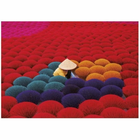 Puzzle - EDUCA - Village d'Encens, Vietnam - 1000 pieces - Paysage et nature - Mixte - Intérieur
