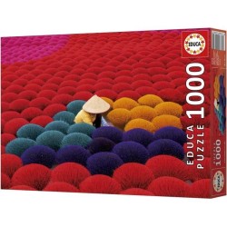 Puzzle - EDUCA - Village d'Encens, Vietnam - 1000 pieces - Paysage et