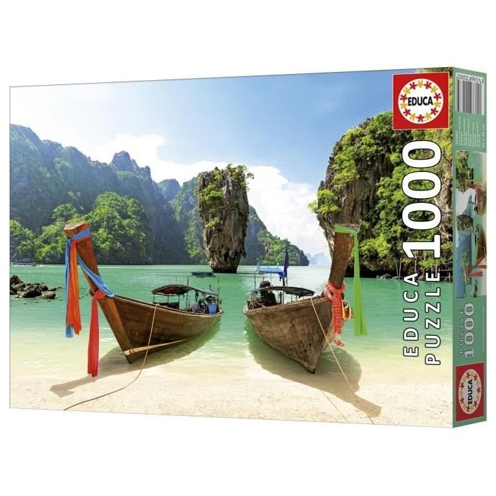 Puzzle - EDUCA - Île de James Bond Thailande - 1000 pieces Puzzle - EDUCA - Île de James Bond Thailande - 1000 pieces