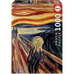 Puzzle - EDUCA - Le Cri, Edvard Munch - 1000 pieces