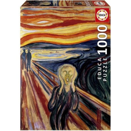 Puzzle - EDUCA - Le Cri, Edvard Munch - 1000 pieces