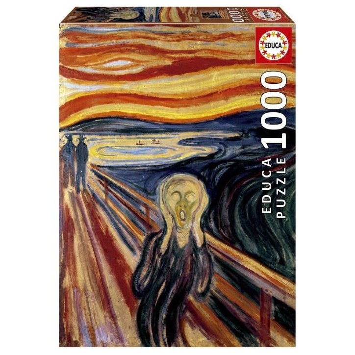 Puzzle - EDUCA - Le Cri, Edvard Munch - 1000 pieces Puzzle - EDUCA - Le Cri, Edvard Munch - 1000 pieces