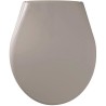 Abattant Marina Taupe - Polypropylene - Gelco - Déclipsable - Entraxe