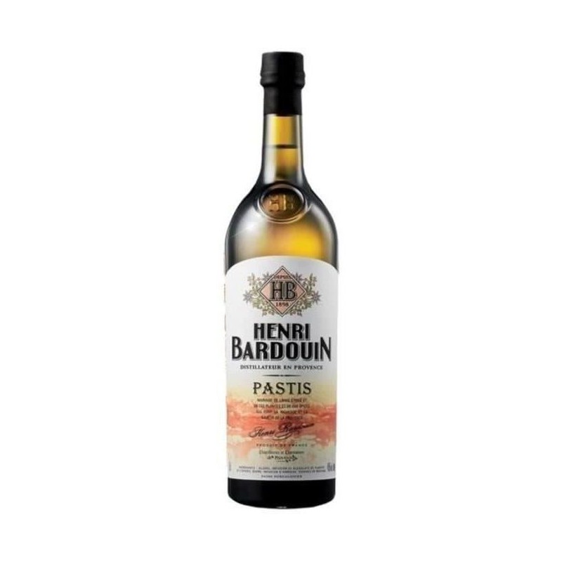 Pastis Henri Bardouin - Apéritif Anisé - France - 45%vol - 70cl sous Pastis Henri Bardouin - Apéritif Anisé - France - 45%vol - 70cl sous