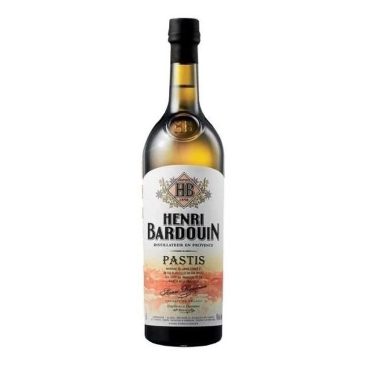 Pastis Henri Bardouin - Apéritif Anisé - France - 45%vol - 70cl sous étui