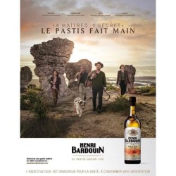 Pastis Henri Bardouin - Apéritif Anisé - France - 45%vol - 70cl sous
