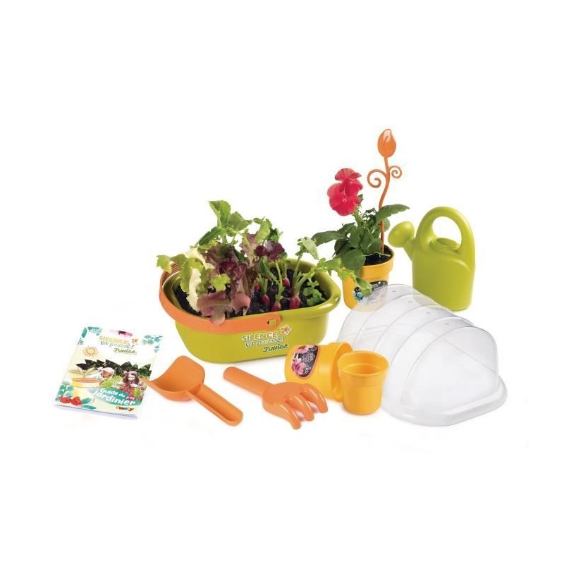 SMOBY - Silence ça Pousse Mini serre avec poignée + accessoires - Fa SMOBY - Silence ça Pousse Mini serre avec poignée + accessoires - Fa