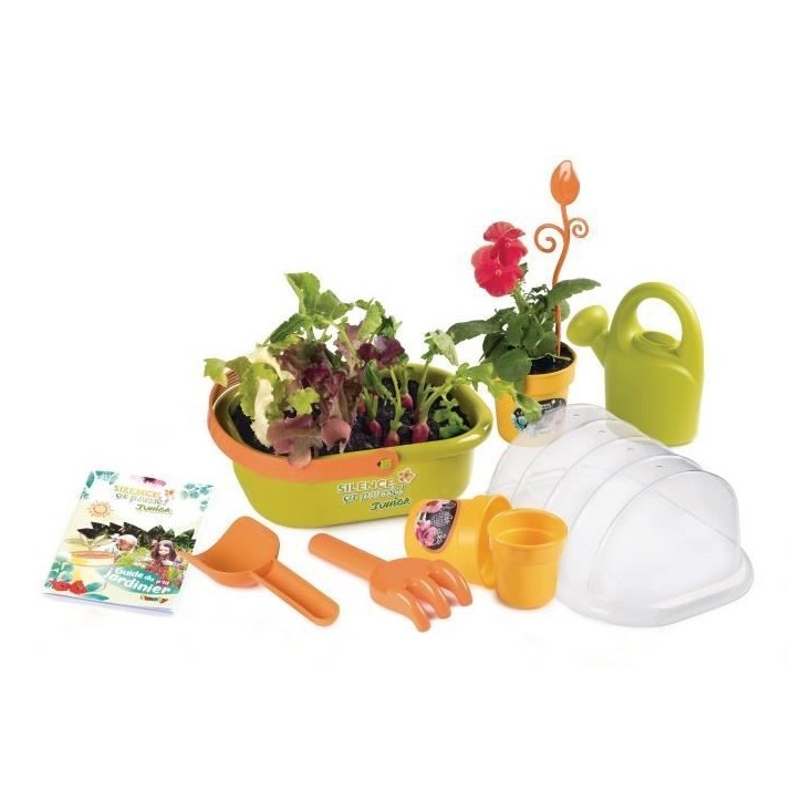 SMOBY - Silence ça Pousse Mini serre avec poignée + accessoires - Fabrication française SMOBY - Silence ça Pousse Mini serre avec poignée + accessoires - Fabrication française