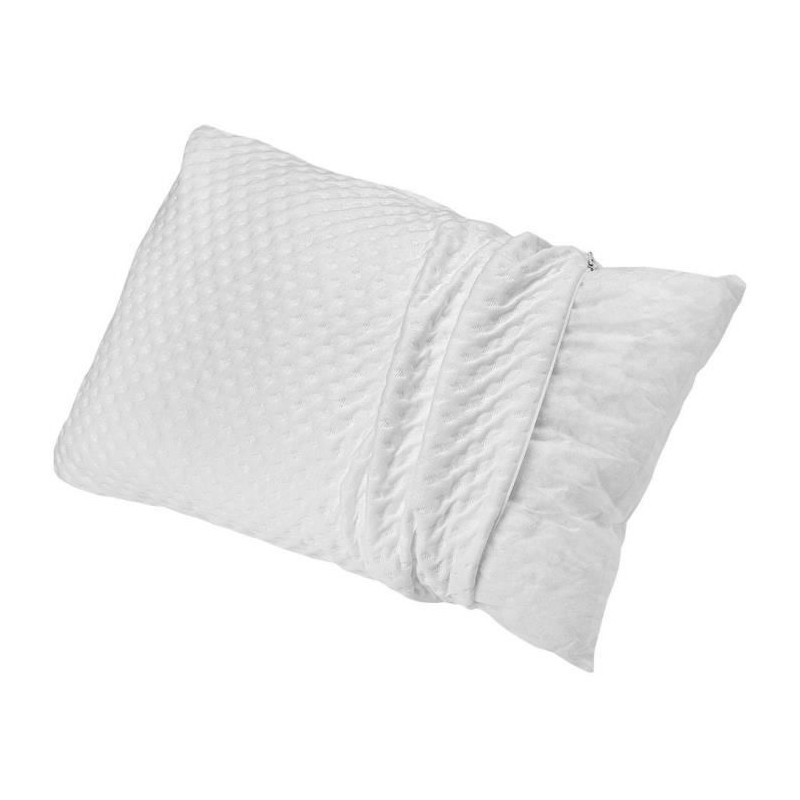 Oreiller - TOISON D'OR - Memotec - Confort souple - 60x60cm - Blanc Oreiller - TOISON D'OR - Memotec - Confort souple - 60x60cm - Blanc