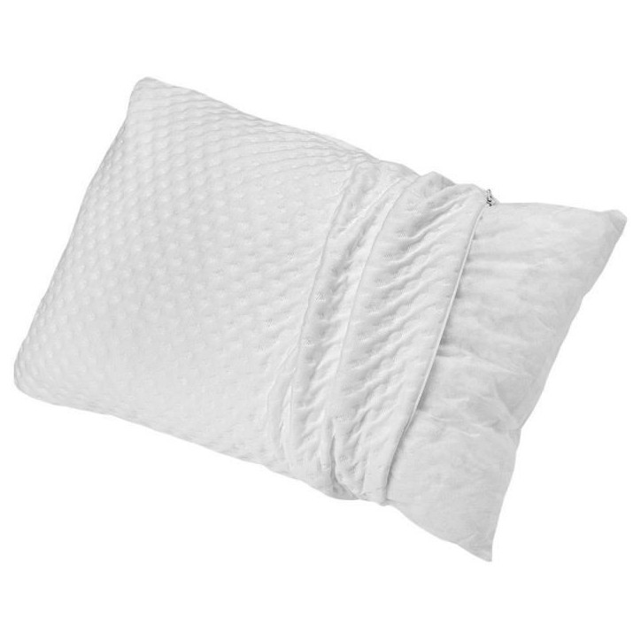 Oreiller - TOISON D'OR - Memotec - Confort souple - 60x60cm - Blanc Oreiller - TOISON D'OR - Memotec - Confort souple - 60x60cm - Blanc