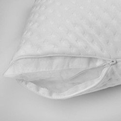 Oreiller - TOISON D'OR - Memotec - Confort souple - 60x60cm - Blanc