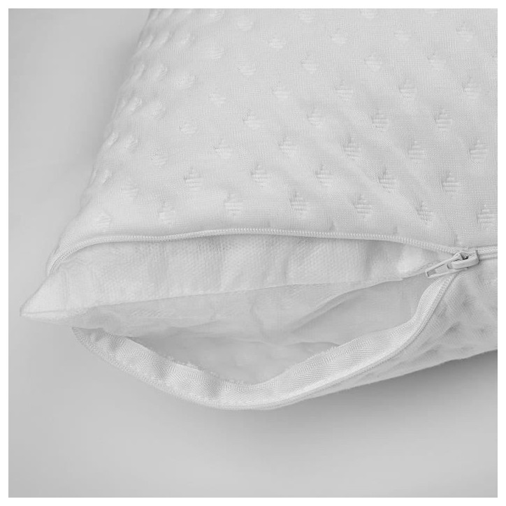Oreiller - TOISON D'OR - Memotec - Confort souple - 60x60cm - Blanc Oreiller - TOISON D'OR - Memotec - Confort souple - 60x60cm - Blanc