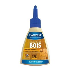 Colle bois - CYANOLIT - Bois et dérivés - 290 g - Haute résistance