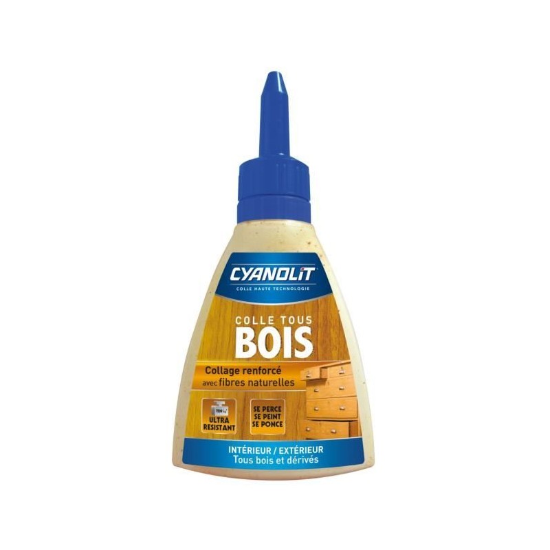 Colle bois - CYANOLIT - Bois et dérivés - 290 g - Haute résistance